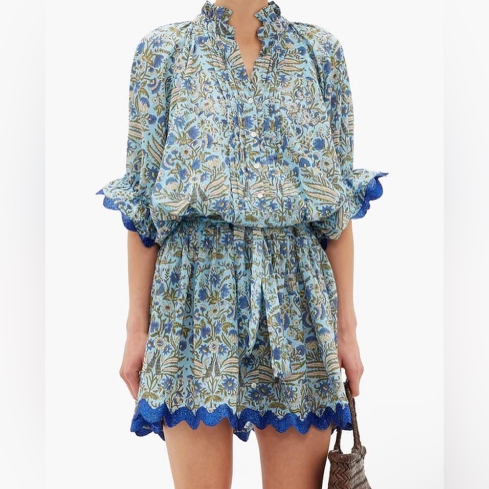 Juliet Dunn Cotton Mini Dress